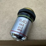 Olympus Plan 40 / 0.65 0.17 Microscope Objective Lens Tokyo Japan Vtg Vguc. Fixed Price $89.95.