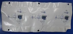 Strip Of 3-DATEX Ohmeda Adult & Pediatric Oxytip+ Oxy-ap Sensors. Fixed Price $15.00.