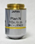 Olympus Pln 10X/0.25 /-/FN22 Microscope Objective Lens New In The Box. Fixed Price $399.95.