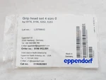 Eppendorf 5196082001 Grip Head Set 4 Size For 5176 , 5252 5253. Fixed Price $17.50.
