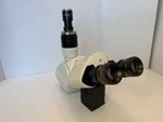 Leica Trinocular Head For Dmlb (501502) 10X Eyepieces / Optem Camera Mount. Fixed Price $475.00.