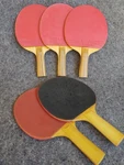 5 Vintage Diversified Products Deluxe Backspin Table Tennis Ping Pong Paddles. Fixed Price $34.99.