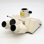 Zeiss Microscope Dual Port Trinocular Head 452145. Fixed Price $795.00.