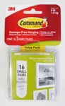 3M Command Picture Hanging Strips Small Pairs (17205-16ES). Fixed Price $5.00.