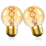 Vintage Led Edison Bulbs 25 Watt Equal 3W G16.5 Decorative Spiral F.... Fixed Price $15.76.