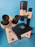 Leica Binocular Inverted Contrast Tissue Culture Microscope Dmil Phase W/ 4 Obj. Fixed Price $1199.99.