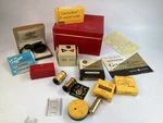 Leica Leitz Gmbh Wetzlar Red Felt Box + Vintage Film Camera Contents (L4). Fixed Price $122.88.