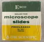 Esco Microscope Slides Precleaned Frosted #2951 Box Of 72 Erie Scientific. Fixed Price $27.99.