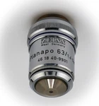 Zeiss Plan Apo 63X Oil Immersion Microscope Objective 1.4. Fixed Price $545.00.