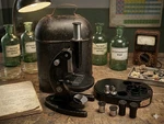 Vintage Soviet Microscope MBU-4 Ussr Portable Field With Case & Lens. Fixed Price $100.00.
