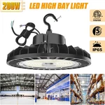200W Ufo Led High Bay Light Commercial Warehouse Shop Lamp Dimmable 30,000 Lumen. Fixed Price $54.65.