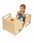 Uimoso Weaning Table And Chair Set Montessori Kids Activity Wood. Fixed Price $35.29.