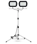 Ufond 20000 Lumen Work Lights With Stand, 200W Dual Head Led Light, 10FT Pc. Fixed Price $63.99.