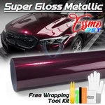 Essmo Pet Super Gloss Metallic Wild Plum Purple Vehicle Vinyl Wrap Decal Paint. Fixed Price $34.50.