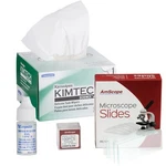 Amscope Microscope B Immersion Oil 1/4OZ +kim Wipes, 72 Slides & 100 Coverslips. Fixed Price $40.99.