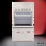 4' Laboratory Fume Hood Enclosure W / Acid Storage Cabinet E2-084. Fixed Price $8450.00.