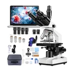 Trinocular Clinical Laboratory Microscope With Camera Port Semi-plan Objectives. Fixed Price $269.99.