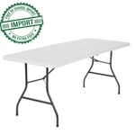 New! Cosco 6 Foot Premium Folding Table, Strong Steel Frame, White, Free Ship Us. Fixed Price $46.99.