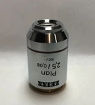 Zeiss Plan 2.5X/0.08 Microscope Objective Lens 160MM Part # 460132. Fixed Price $124.00.