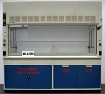 Hamilton Safeaire 8' Chemical Fume Hood W/ Flammable & Acid Storage E1-457. Fixed Price $15360.00.