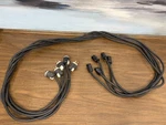 Lot Of 5 Cables With Hubbell Connectors 8 Feet Long Each. Fixed Price $150.00.