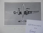 Photo Original, Black & White. G-agex. Vickers 456 Warwick C. Mk 1.. Fixed Price $6.72.