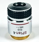 Olympus Splan 4/0.13 160/- Rms Microscope Objective 4X Lens BH-2 Bhs Ch. Fixed Price $99.95.