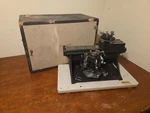 Ao American Optical Spencer 860 Sliding Microtome W/ Original Case Knife Holder. Fixed Price $1100.00.