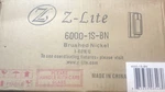 Z-lite 6000-1S-BN Aideen Light 4.5 Inch Brushed Nickel Wall Sconce. Fixed Price $72.45.
