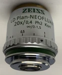 Zeiss Microscope Ld Plan-neofluar 20X 0.4 PH2 Korr Infinity 0-1.5 Objective M27. Fixed Price $950.00.