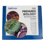 Amscope Prepared Biology Microscope Slides Wooden Case New Sealed PS100A. Fixed Price $43.85.