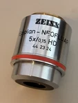 Carl Zeiss 5X/0,15 Hd Dic Epiplan-neofluar Microscope Lense. Fixed Price $230.00.
