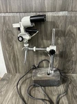 Meiji Techno Bm Stereo Microscope Head With 2X W10X Eyepieces And Base #2C2. Fixed Price $199.00.