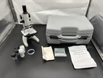 Amscope 40-1000X Monocular Student Compound Microscope W Case, 10PC Slides. Fixed Price $100.00.
