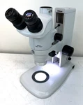 Nikon Smz 745T 13.4X-100X Stereo Microscope Dual Light Stand 10X Eyes 2X Aux Cam. Fixed Price $1889.94.