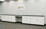 Fisher American 17' Laboratory Cabinet Group / Tops & Bench Area E2-223. Fixed Price $6630.00.