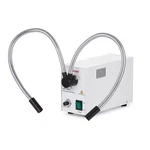 Amscope 60W Led Cold Fiber Optic Dual Gooseneck Lights Microscope Illuminator. Fixed Price $759.99.