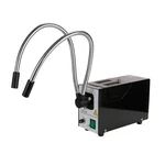 Amscope 150W Fiber Optic Dual Gooseneck Microscope Illuminator - Black. Fixed Price $402.99.