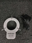 Amscope LED-144S Compact Adjustable Microscope Ring Light Adapter 100-240V. Fixed Price $58.73.