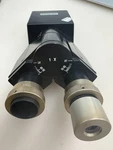 Microscope Binocular Head With One 16X Objective (unbranded; 'anti-mould'). Fixed Price $50.00.