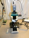 Olympus Cx 40 Microscope From An Innovatis Cedex Automated Cell Counter. Fixed Price $1000.00.