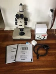 Olympus Szh Microscope Illd Bf/df Base 1X & 0.75X Plan Objectives Light Ring. Fixed Price $2350.00.