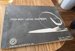 Fisher Scientific Book Of (100) 8" X 6" Lens Paper Sheets, 11-995. Fixed Price $9.99.