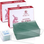 100PCS Clear Transparent Blank Microscope Slides And Square Coverslips. Fixed Price $18.95.