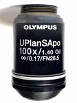 Olympus Microscope 100X Objective Uplansapo Uis 2. Fixed Price $1350.00.