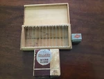 Vintage Allied Silver Circle Glass Slides And Cover Plates For Microscope. Fixed Price $30.00.