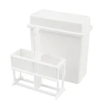 Uxcell A14031200UX0237 Plastic Covered 24 Slots Staining Jar Rack White For. Fixed Price $20.39.