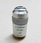 Leitz 40X Phaco 2 Phase Contrast Microscope Objective Lens (519769) 160MM. Fixed Price $149.00.