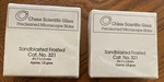 Chase Scientific Glass Precleaned Microscope Slides Cat. No. 321 Lot Of. Fixed Price $12.99.