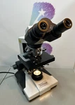 Seilerscope Binocular Laboratory Microscope 4X 10X 40X 100X Oil. Fixed Price $84.15.
